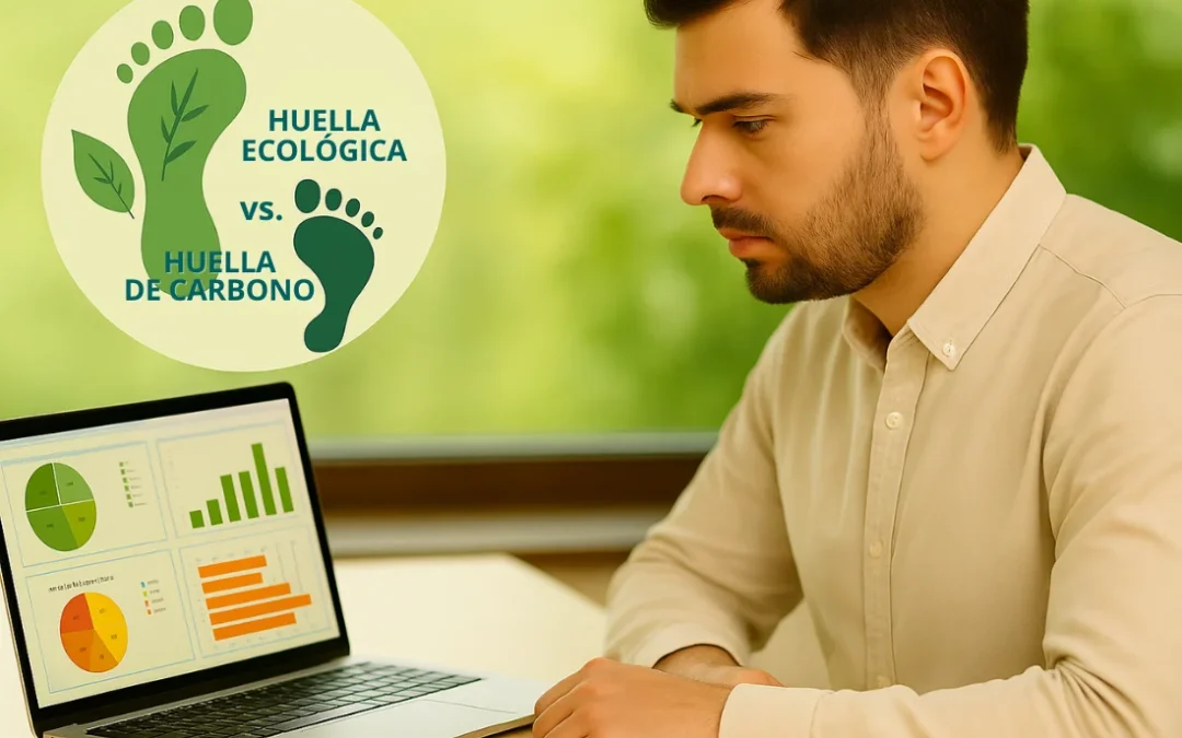Huella ecológica vs. huella de carbono: diferencias, alcances y aplicaciones en la industria
